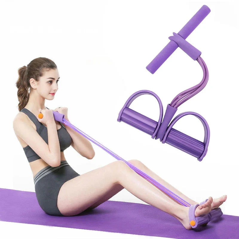 Portable Resistance Band Sit-Up Trainer – Full Body Workout