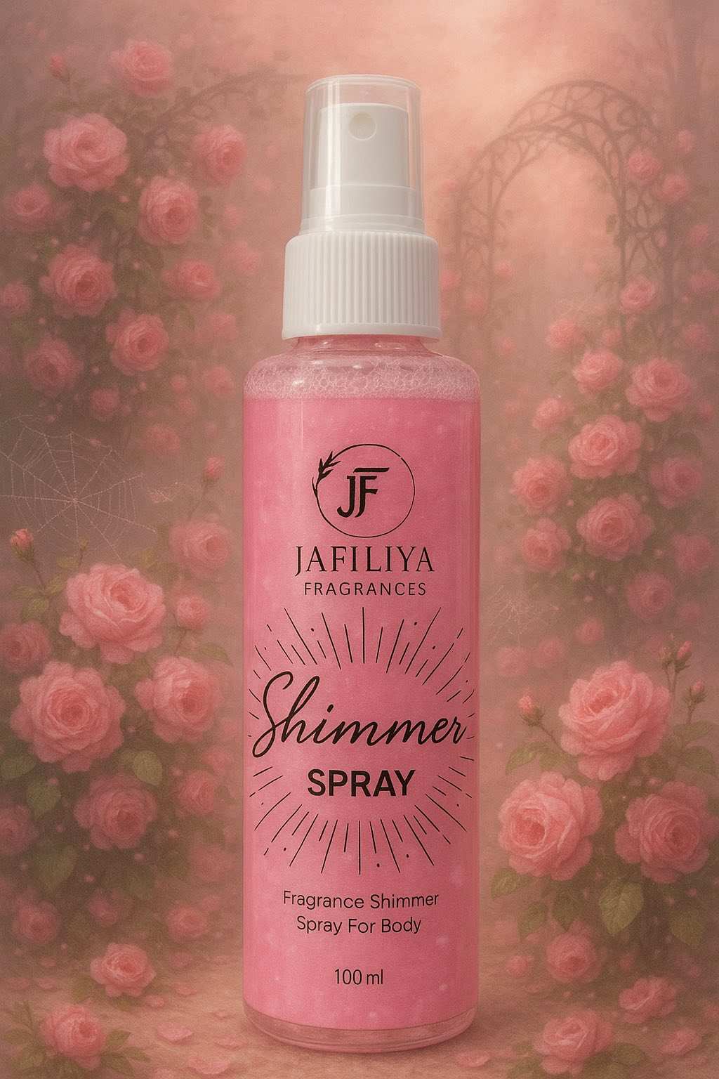 Pink Shimmer Mist 100ml – Sparkling Fragrance Body Mist for Women